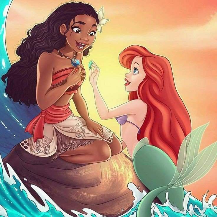 Ariel x Moana. 