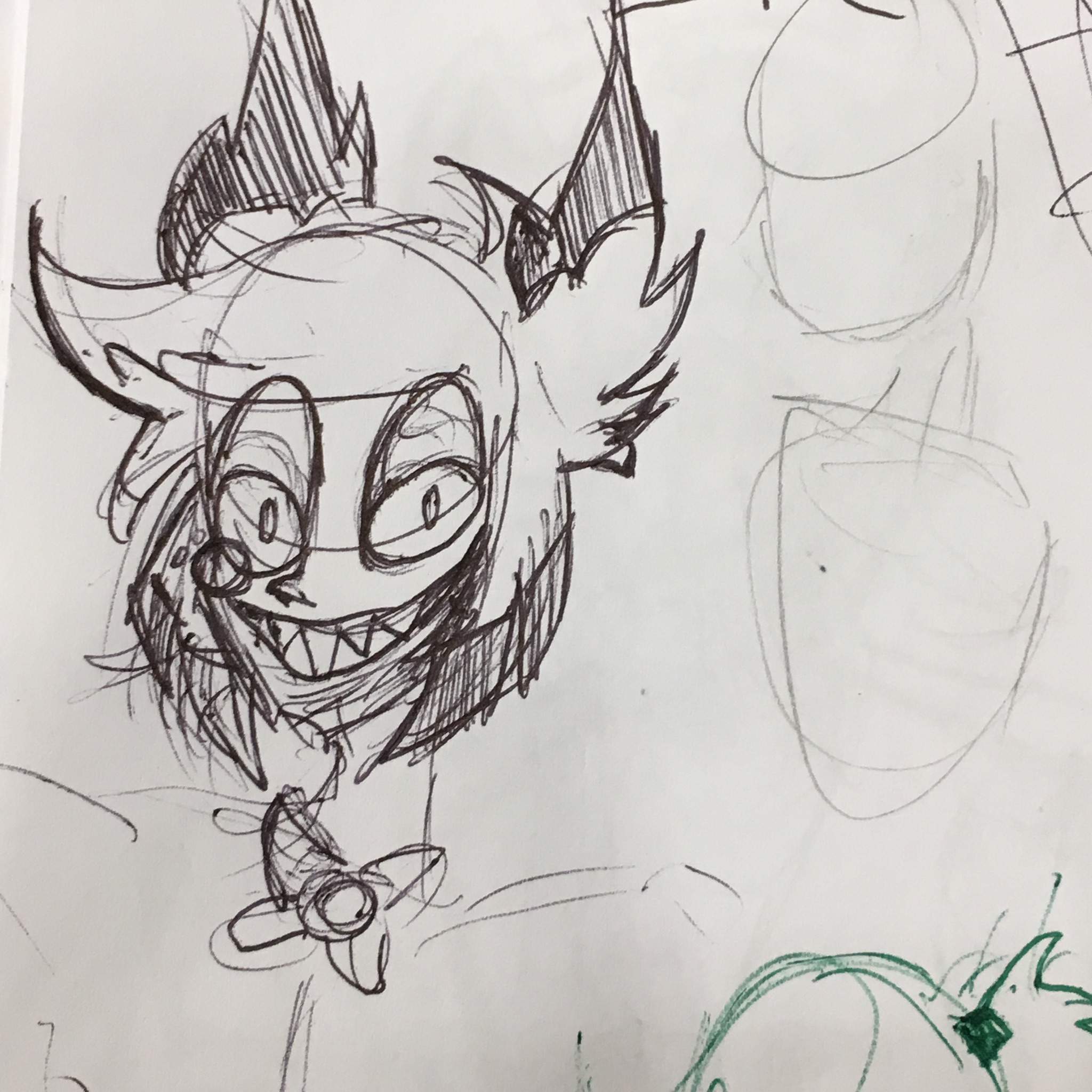 Old Alastor doodle. | Hazbin Hotel (official) Amino