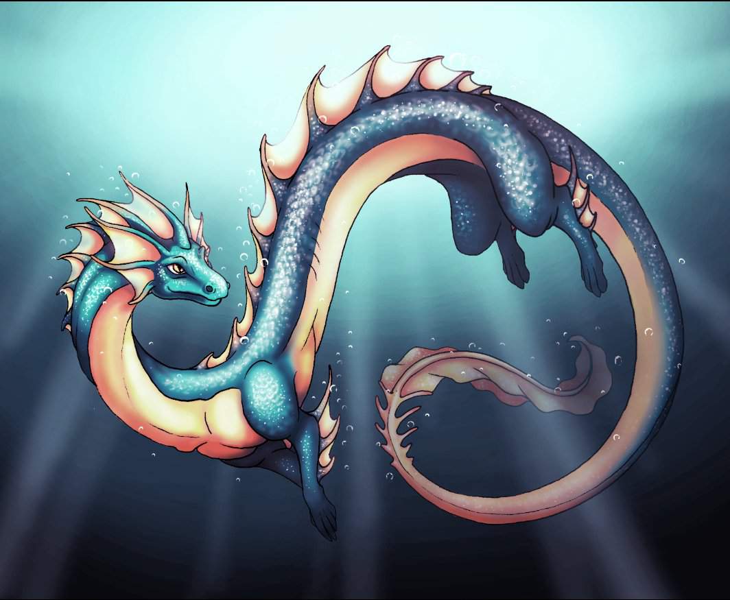 Aquatic dragon | Art Amino