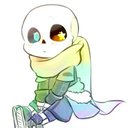 Baby Bitty Ink Sans(Queen of skittles, cat/wolf) | Undertale Amino