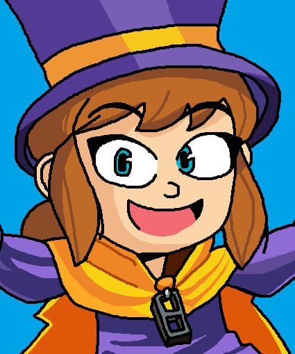 Drew hat kid on ms paint | Hat in Time Amino Amino