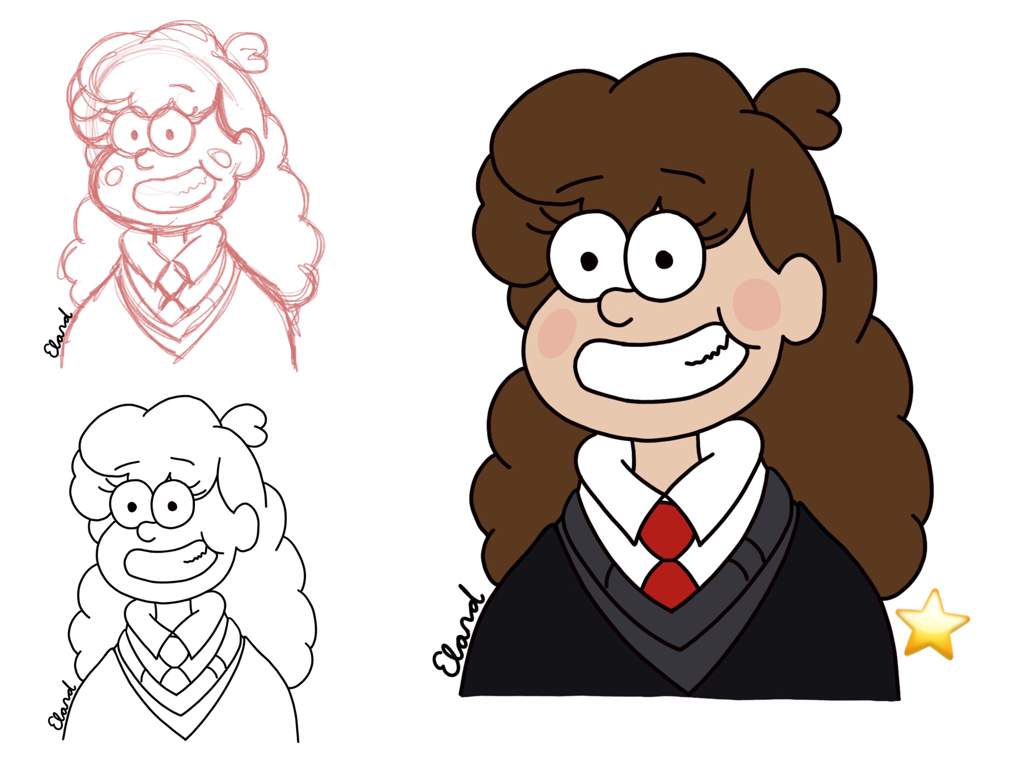 Drawing Hermione 7 Times For The Art Style Challenge Harry Potter Amino