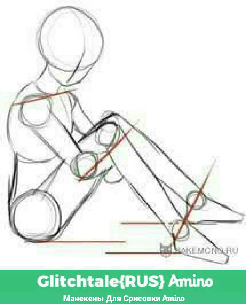 Анатомия для рисования сидя