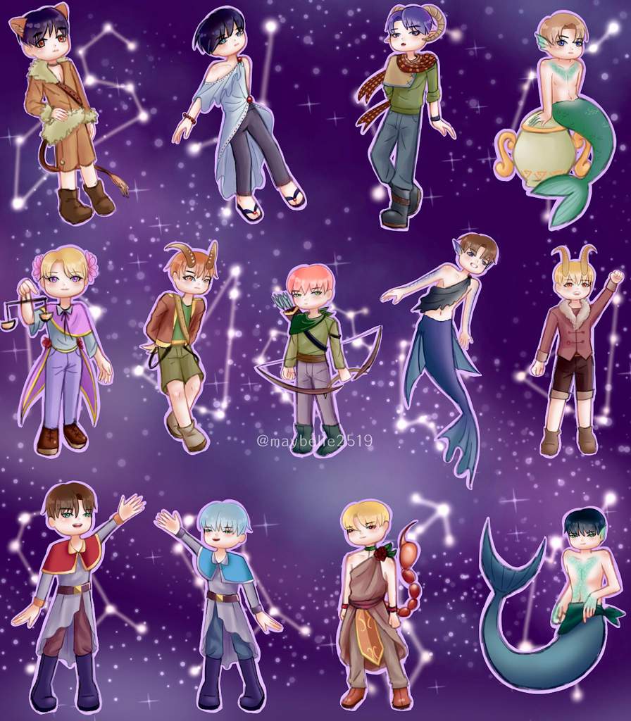 seventeen-as-their-zodiac-signs-fanart-carat-amino