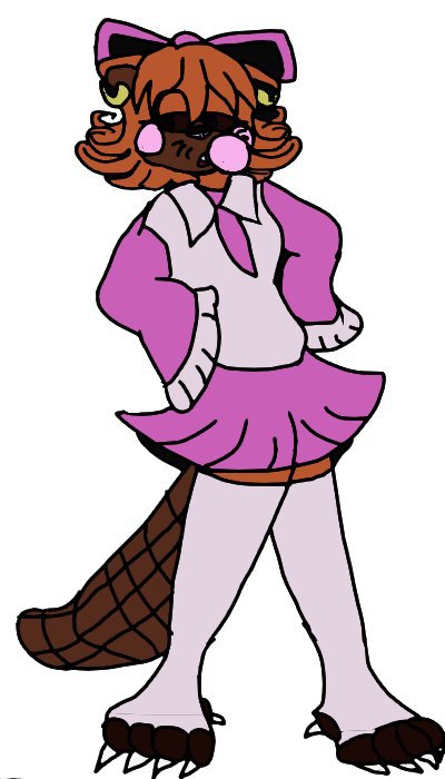 Another one of my ocs,her name is Eliza and she's a beaver and a diva ...