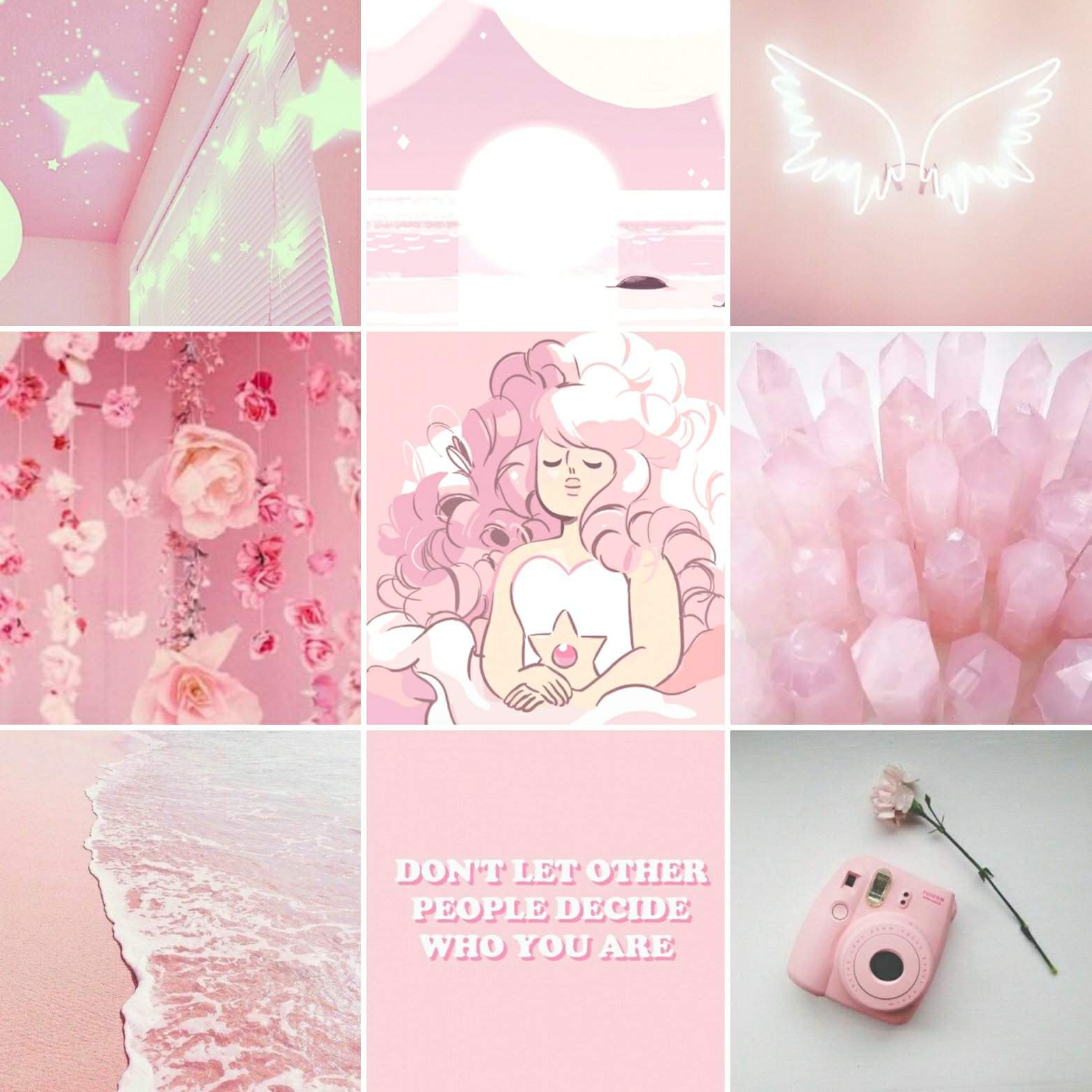 Heres a collage I made of Rose from SU! | aesthetics Amino