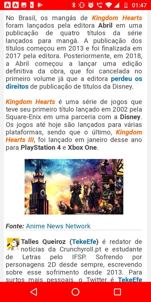 Mangas Novos The Kingdom Hearts Amino Pt Br Amino