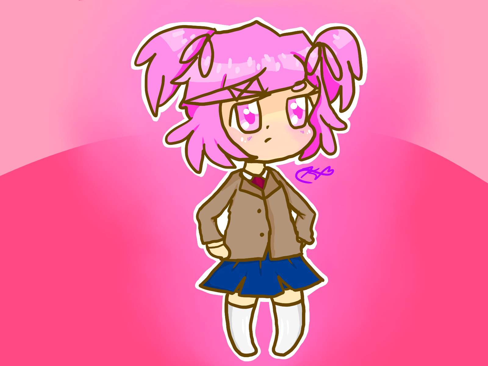 Chibi Natsuki | Doki Doki Literature Club! Amino