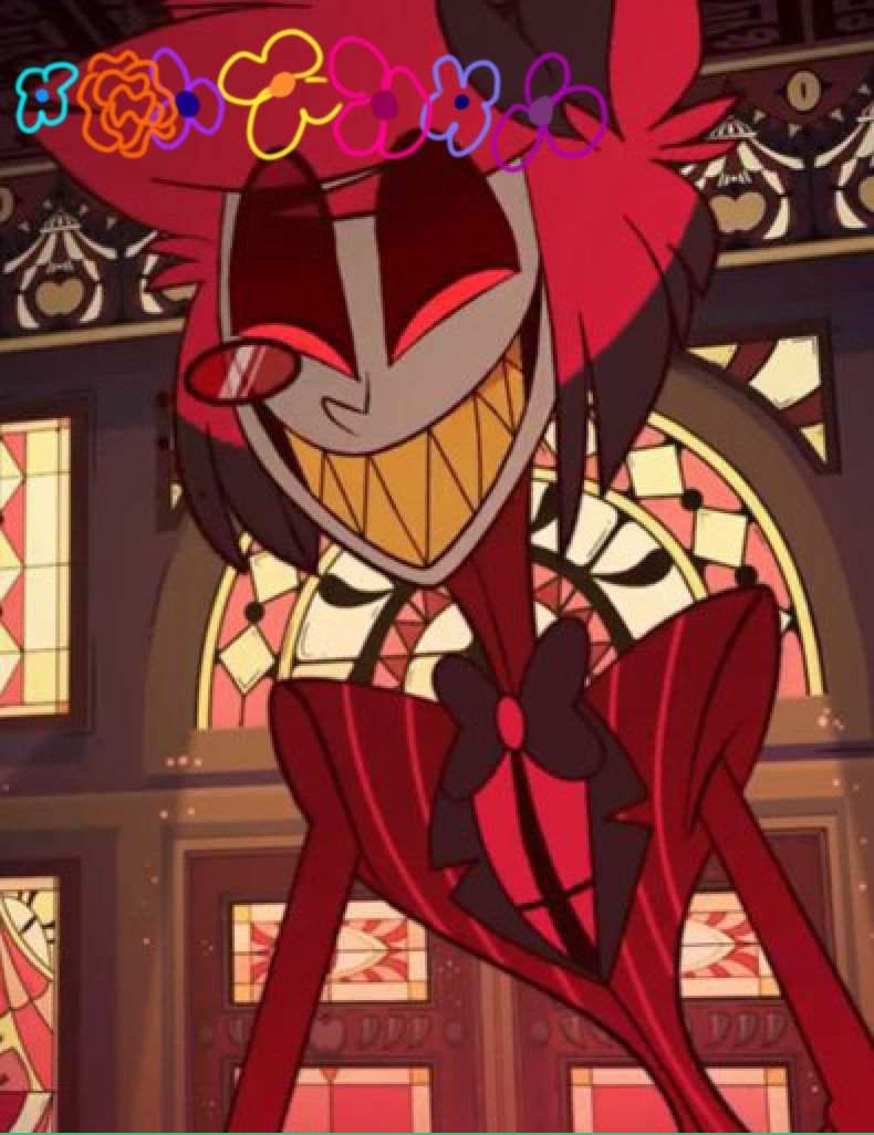 I put a flower crown on Alastor | Hazbin Hotel (official) Amino