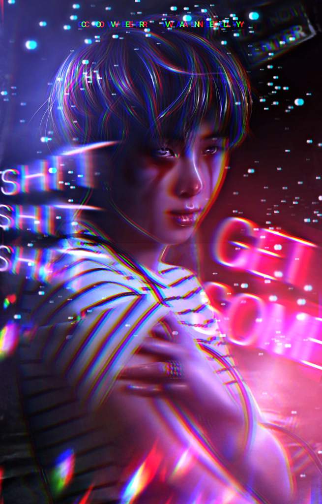 neon photo edit