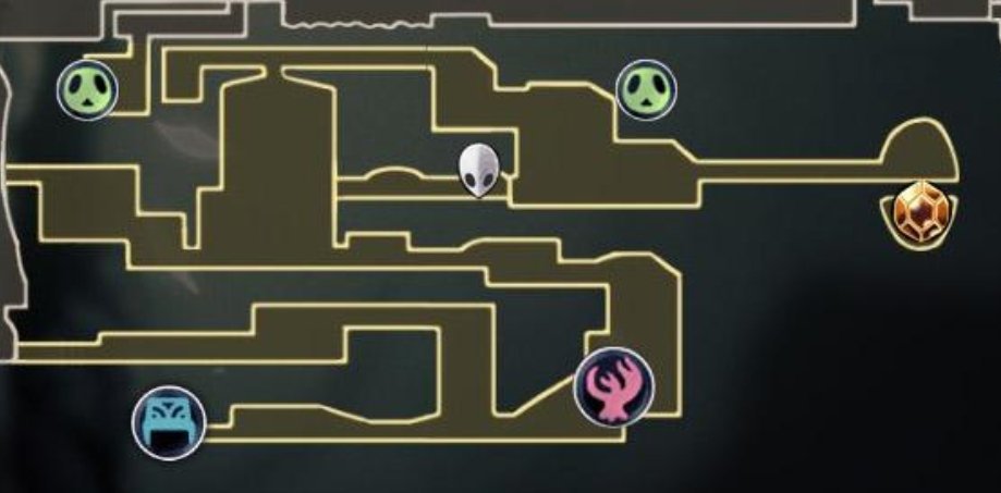 hollow knight map with items