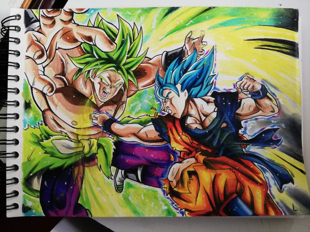 Dibujo Goku vs Broly|• | DRAGON BALL ESPAÑOL Amino