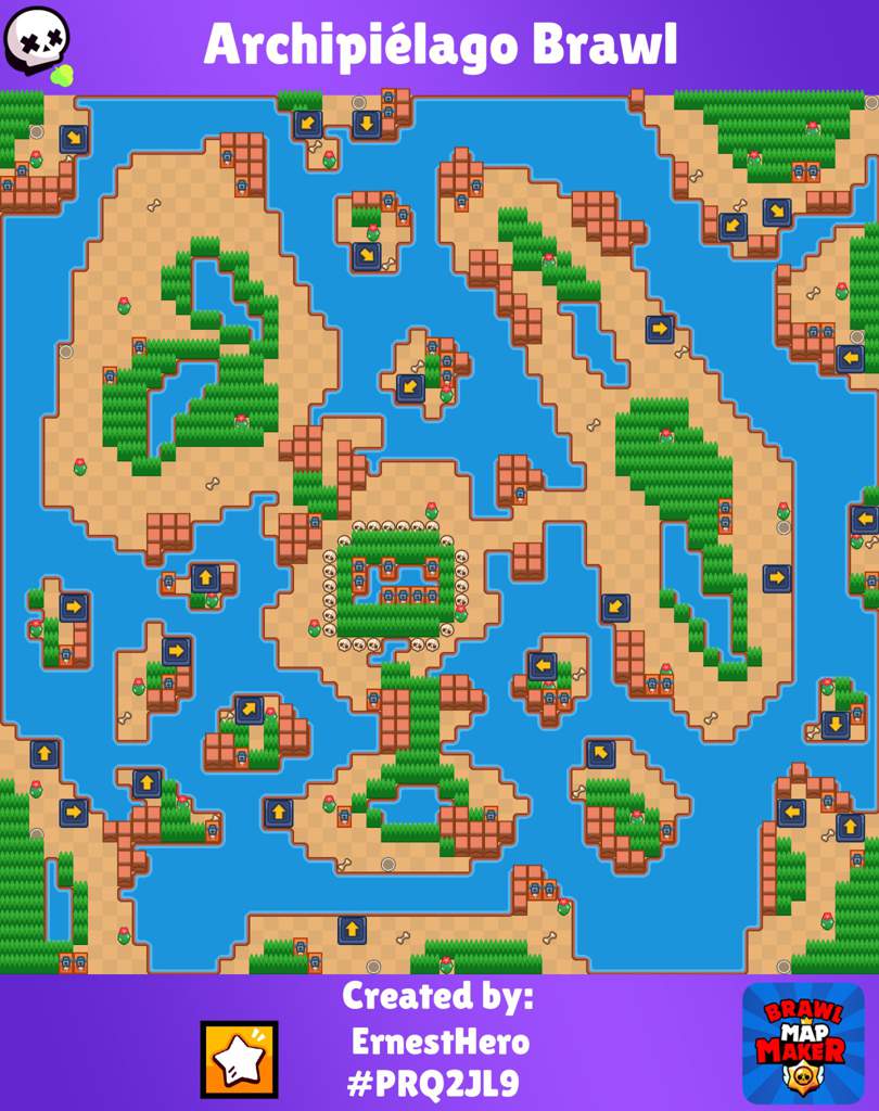 Recopilacion De Mapas Brawl Stars Es Amino - crear mapa brawl stars