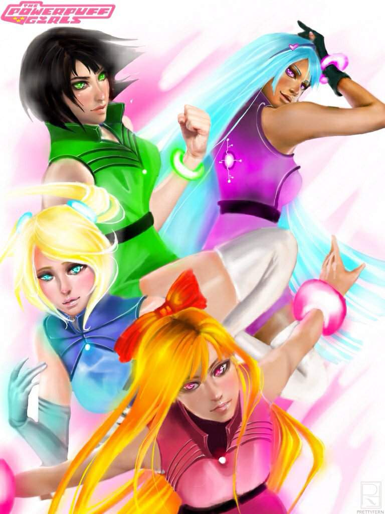 The Powerpuff Girls Vs Goku,Vegeta Gohan and Piccolo | Anime Amino