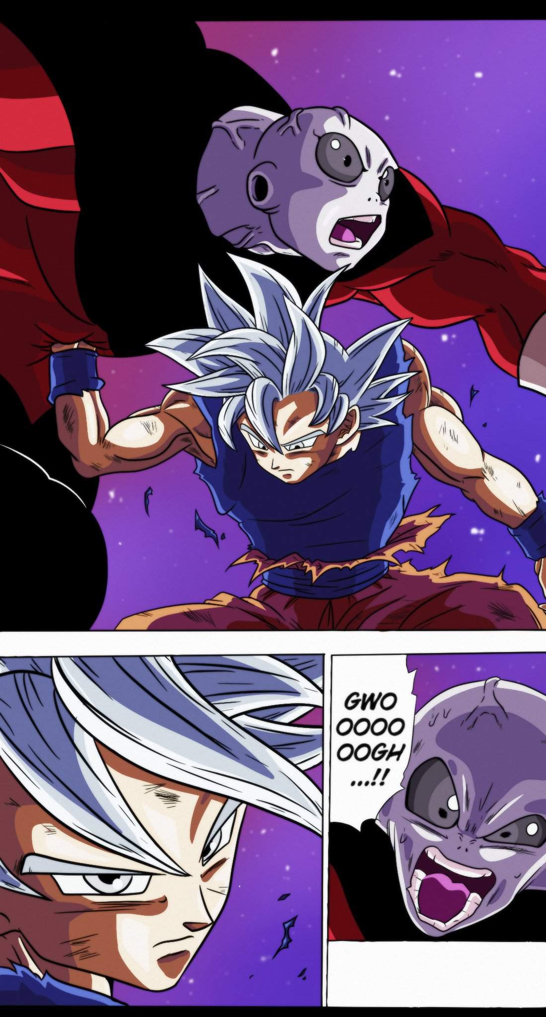 Goku Mui vs Jiren Manga colored | DragonBallZ Amino