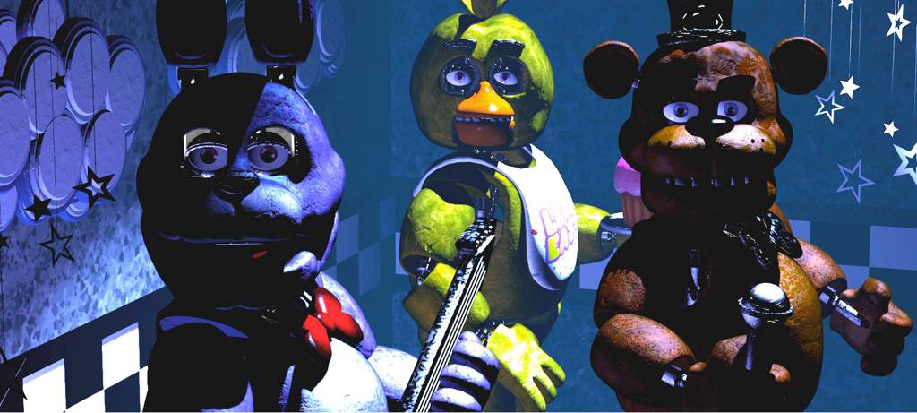 Fnaf игрушки на столе