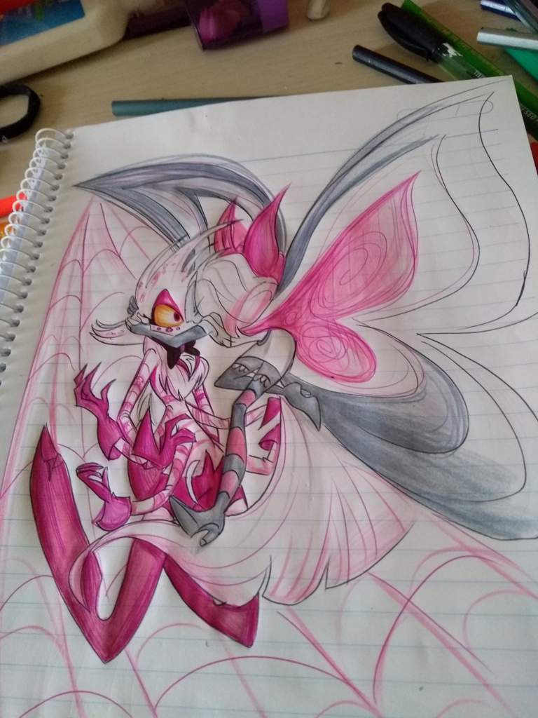 Angel Dust X Vaggie Fan Art Hazbin Hotel Official Amino