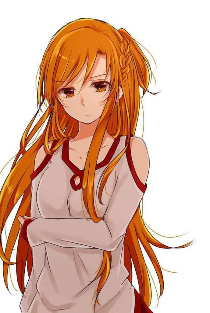 Orange hair anime girl❤🧡 | Anime Amino