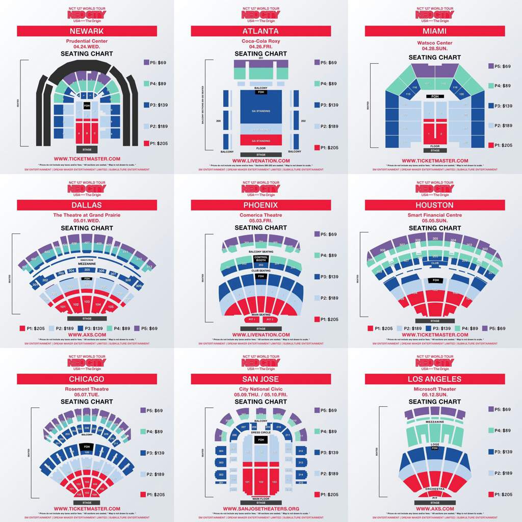 The Coca Cola Seating Chart