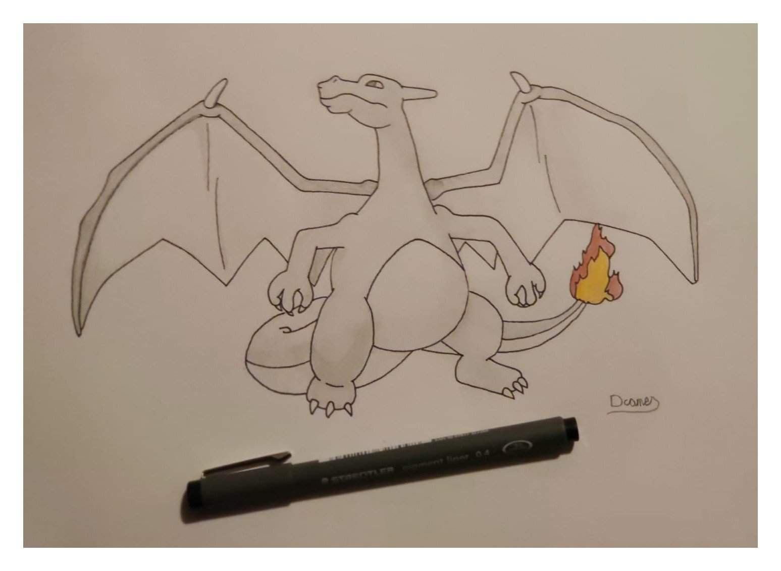 ¡Dibujo Charizard! | •Pokémon• En Español Amino