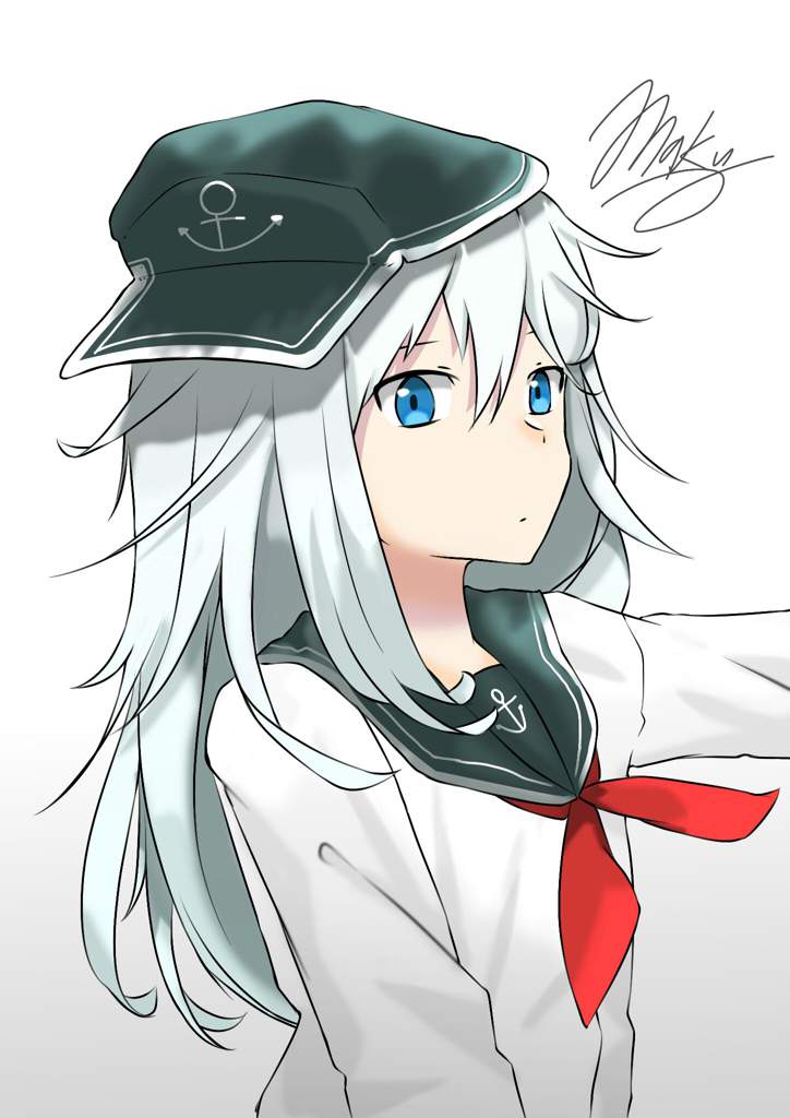 Hibiki_(Kancolle)_fanart!.jpg | Anime Amino