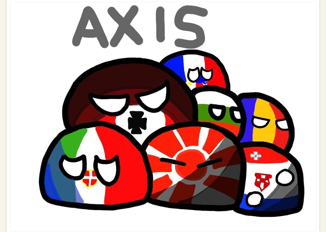 The axis powers. | Polandball Amino