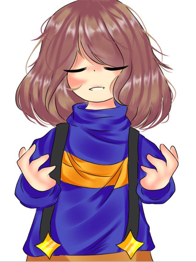 Outer frisk ️ (fan art) | Undertale Amino