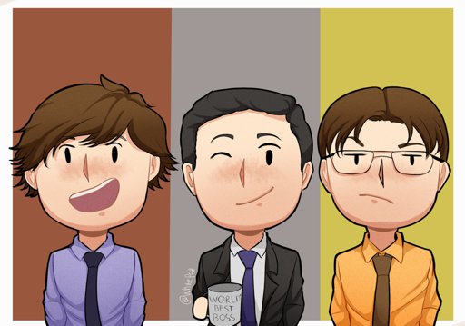 Jim and Chibi Jim. | The Office Amino