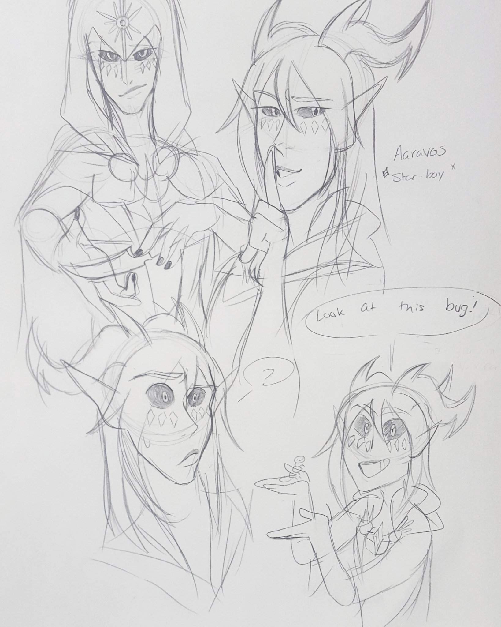 Aaravos Sketch | The Dragon Prince Amino Amino