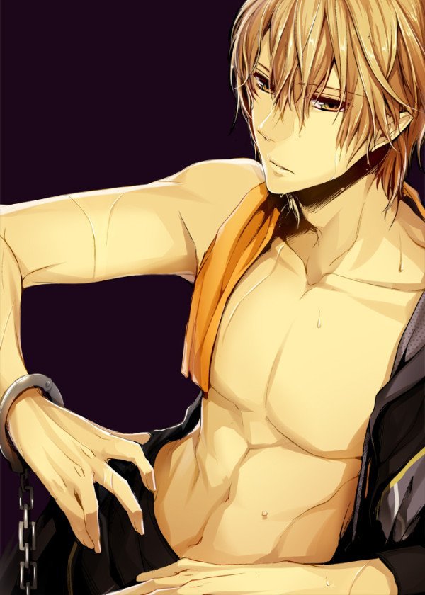 Hot anime guys with blonde hair