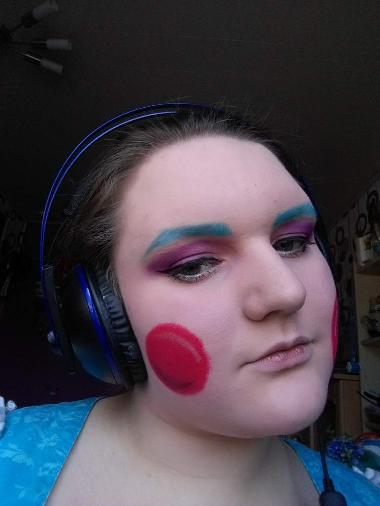 Toy Bonnie makeup Tutorial (new) Five Nights At Freddy's Amino