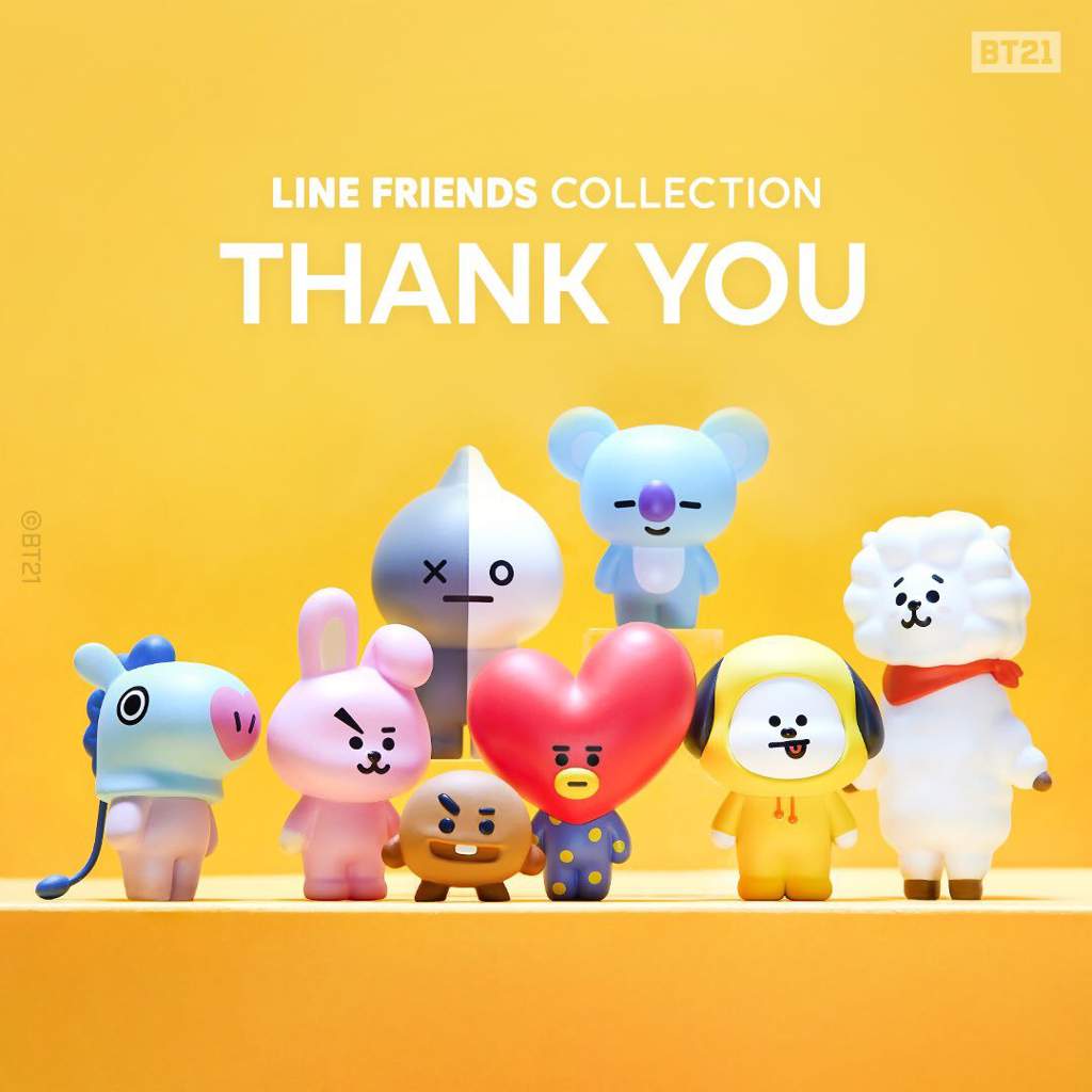 gund line friends bt21