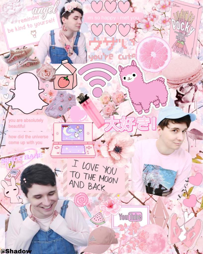 Pink Pastel Dan Howell Aesthetic | The Phandom Amino