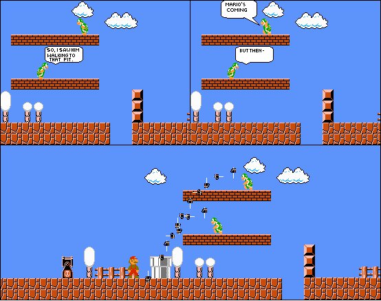 SMB comic #1 (sprites ripped from Super Mario Bros. and www ...