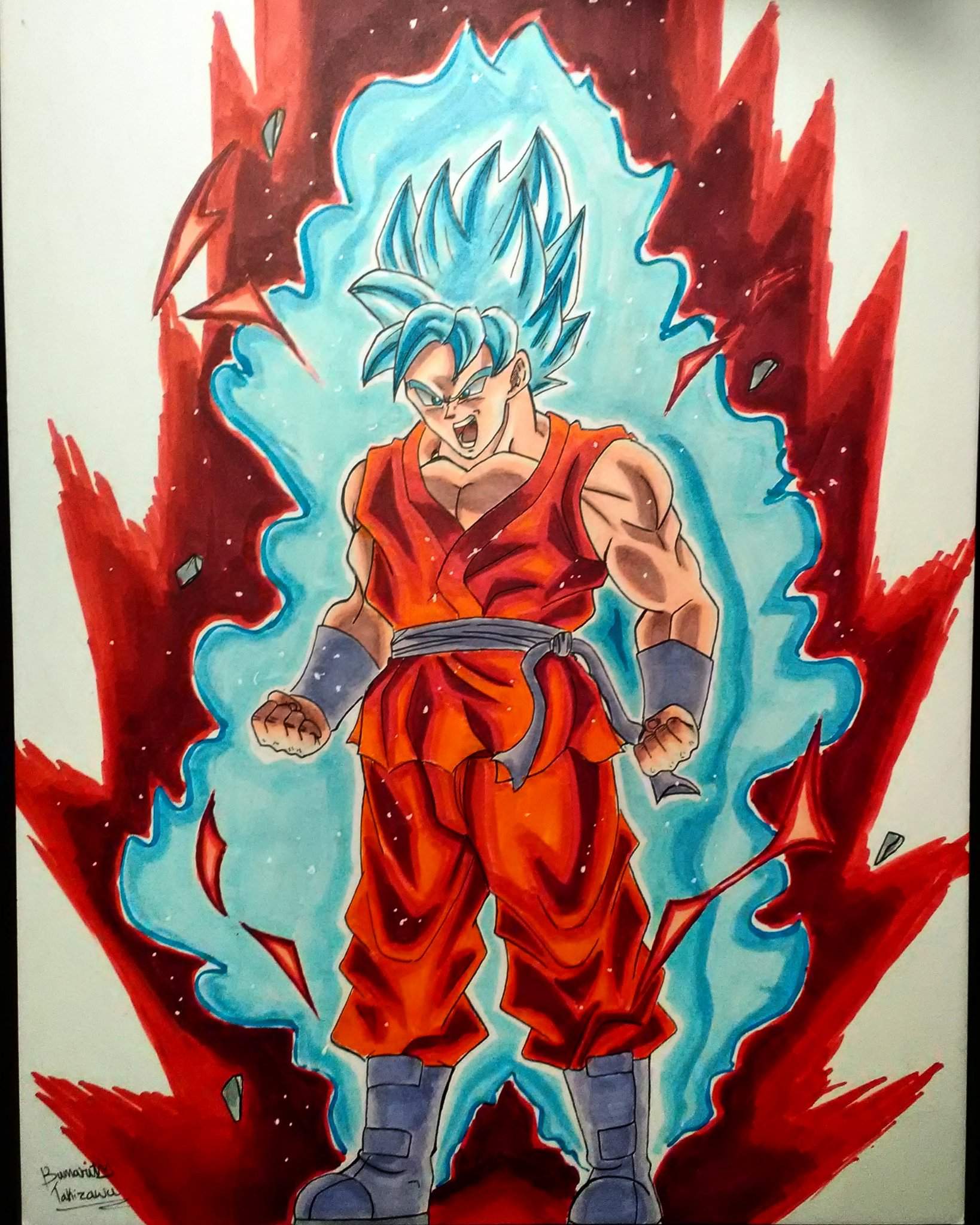 SSGSS KAIOKEN X20 Goku | DragonBallZ Amino