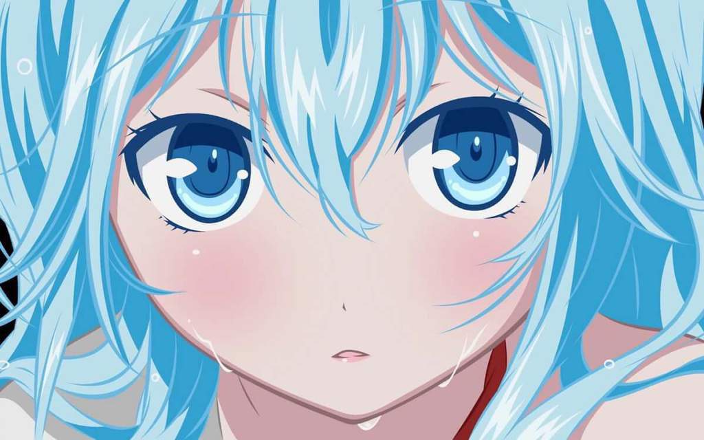 Anime girl face