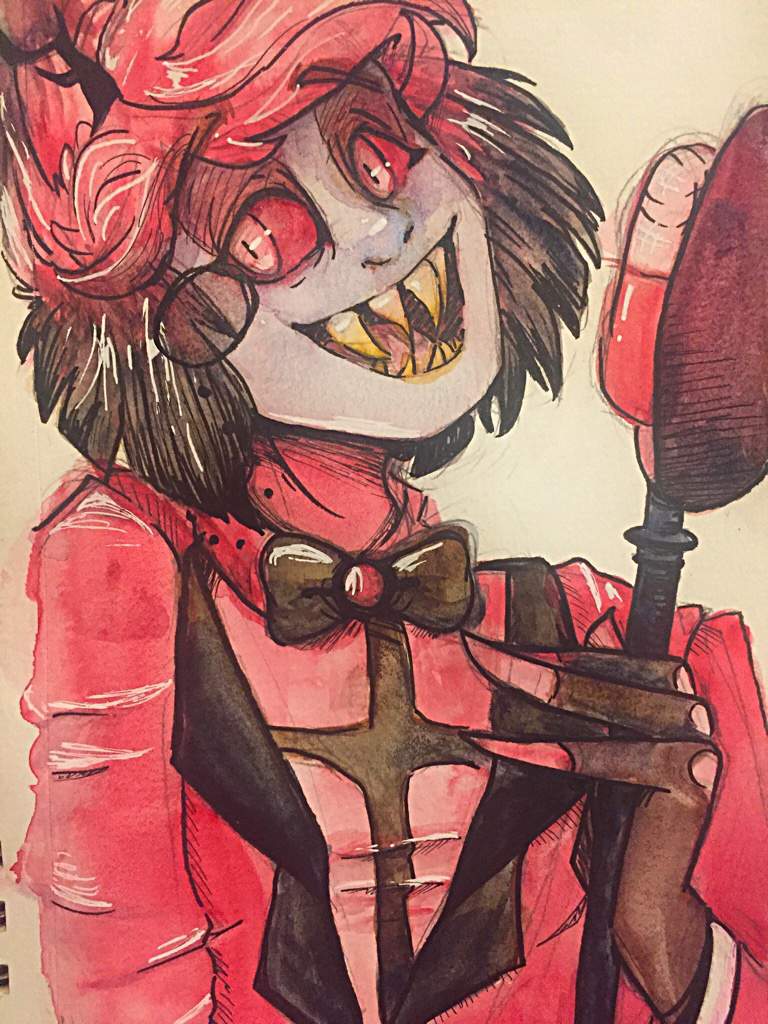 Alastor watercolor | Hazbin Hotel (official) Amino