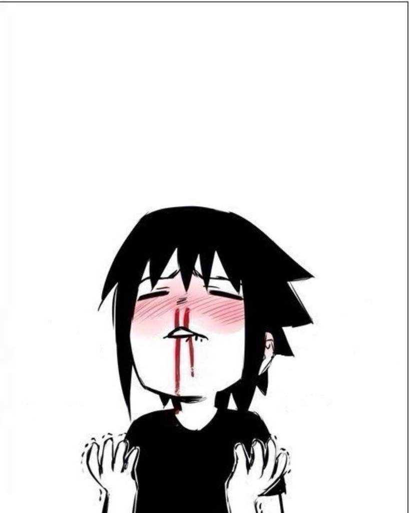 Кровь из носа аниме Наруто