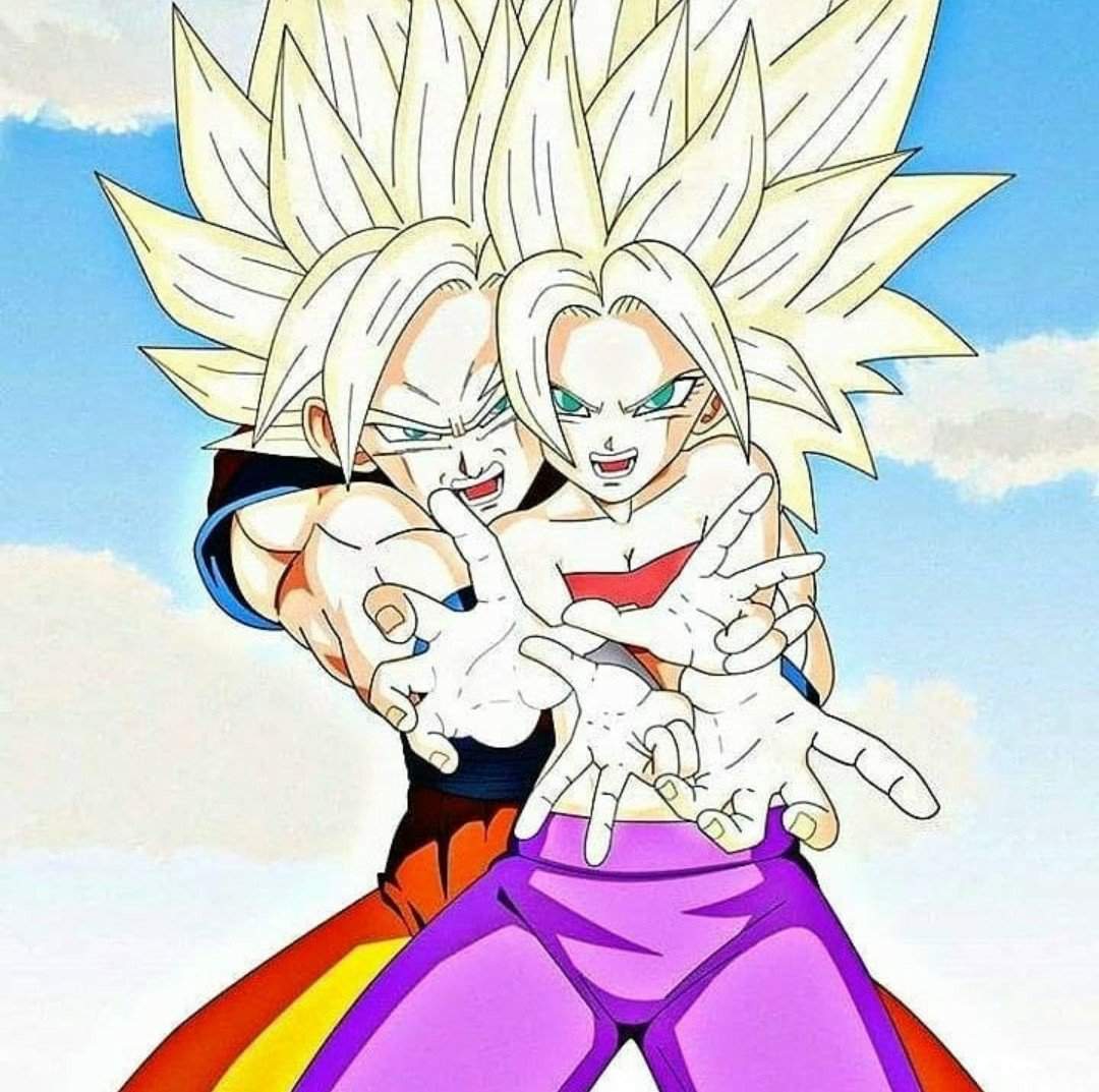 Goku y Caulifla Ssj. | DRAGON BALL ESPAÑOL Amino