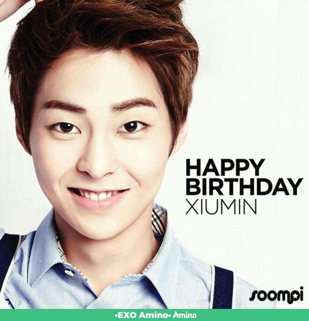 😍💞 ️💕Feliz cumpleaños Xiumin hermoso 💓 sige cumpliendo cada año mas y ...