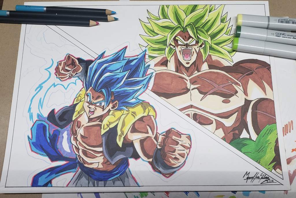 Featured image of post Gogeta Blue Vs Broly Drawing