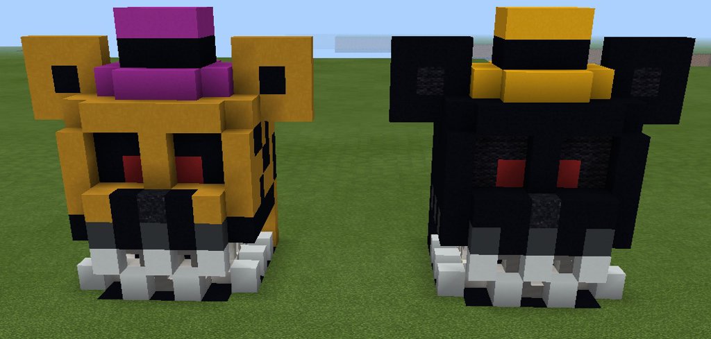 Minecraft Fnaf Heads Five Nights At Freddys Amino 7421