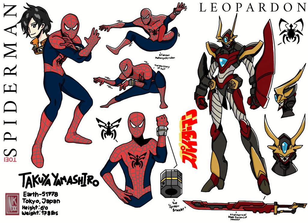 My Own Redesign Of Toei Spiderman Marvel Amino