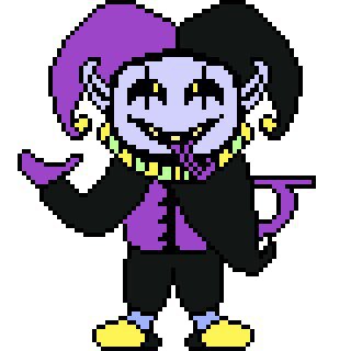 Jevil and lancer undertale styled sprites | Undertale Amino