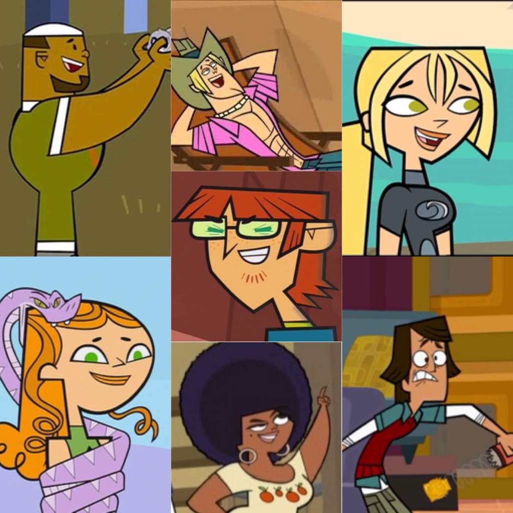 Total Drama's Core Characters, Total Drama's Second Best, And Total ...