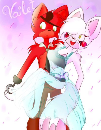 Foxy x mangle anime