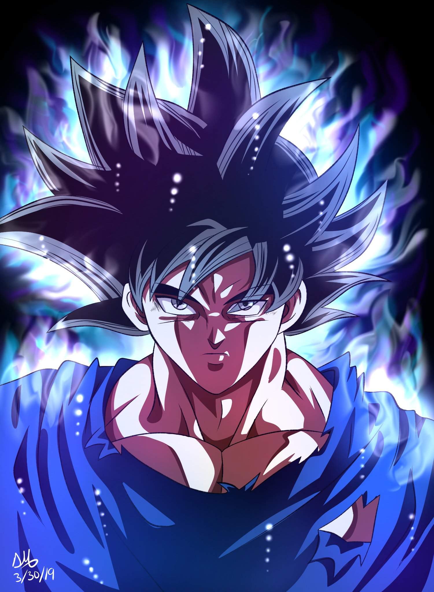 Goku Ultra Instinct | Dragon Ball Fan Art | Christian Artists Amino