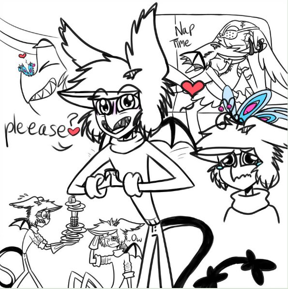 Bond: Marx sketchdump (with some Travis) | Hazbin Hotel (official) Amino