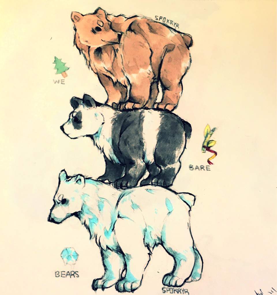 my first piece of fanart for this fandom | We Bare Bears Amino