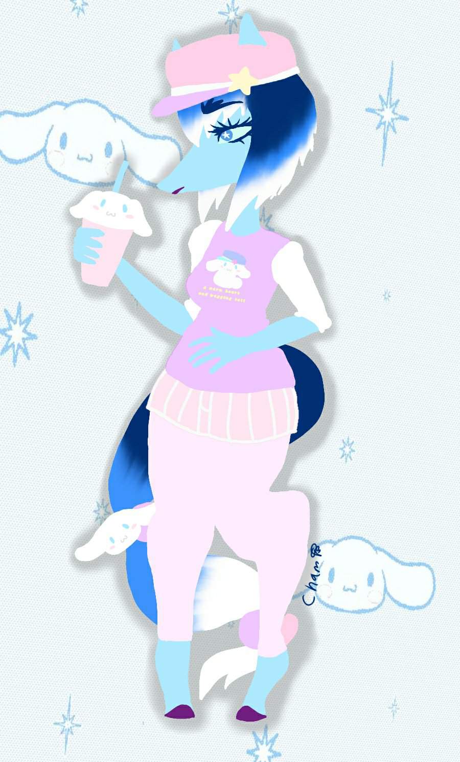 Cinnamoroll cosplay | Furry Amino